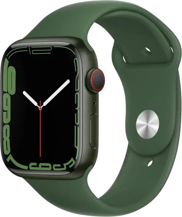 Apple® | Apple Watch Series 7 GPS + Cellular - Sport Band - Green