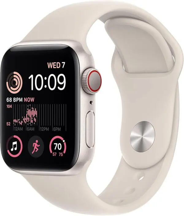 Apple® | Watch SE 2 GPS + Cellular - Sport Band - Starlight