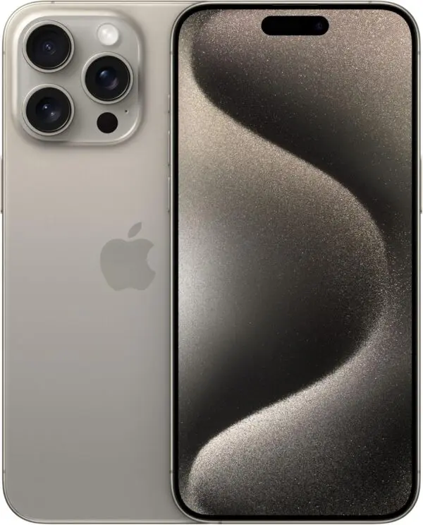 Apple® | iPhone 15 Pro Max - Titanium Natural